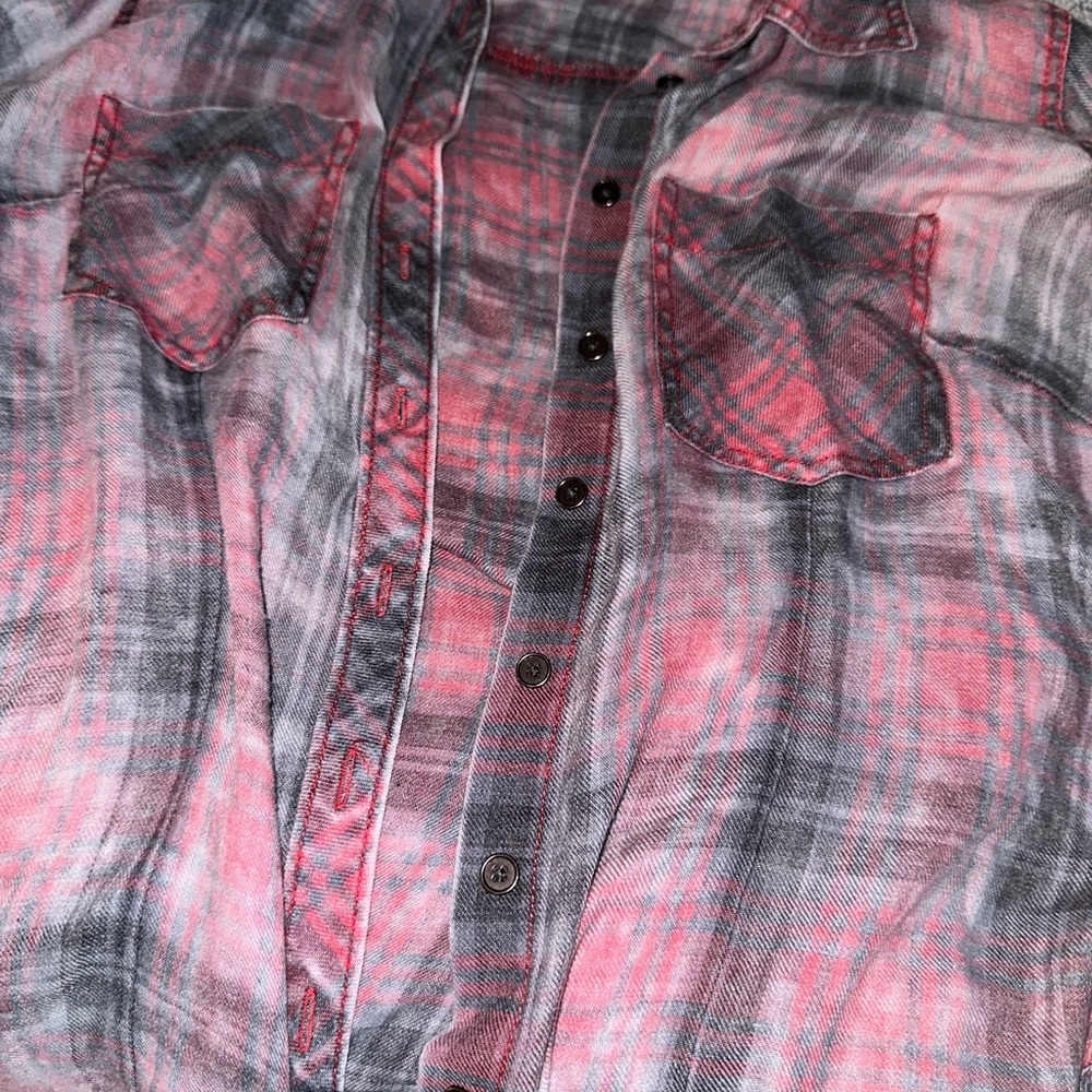 Plaid button down - Picture 2 of 7
